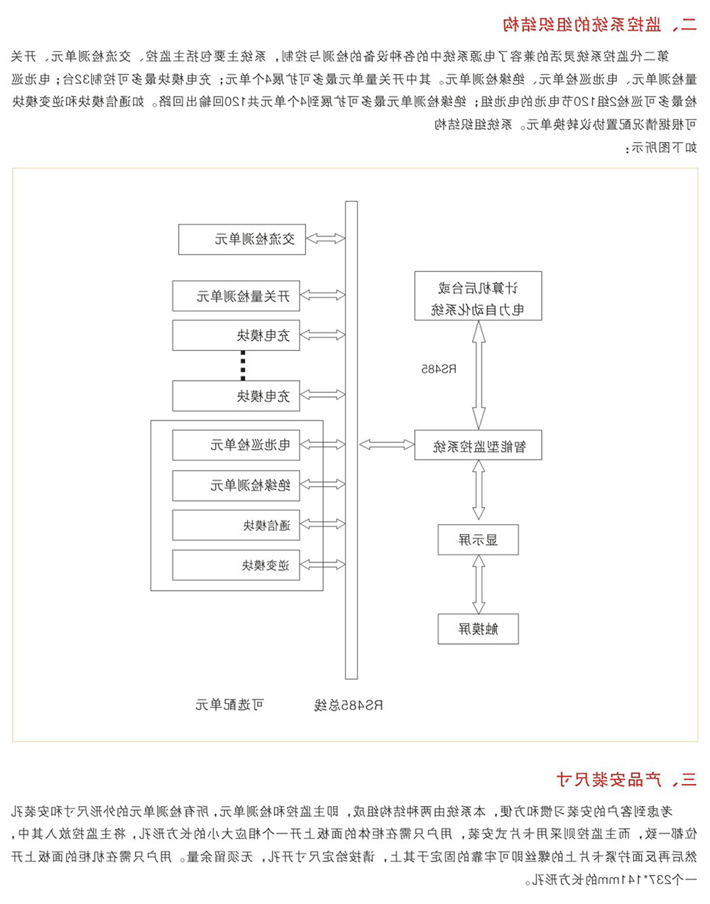 WZD200C-600C系列微机触摸屏监控系统