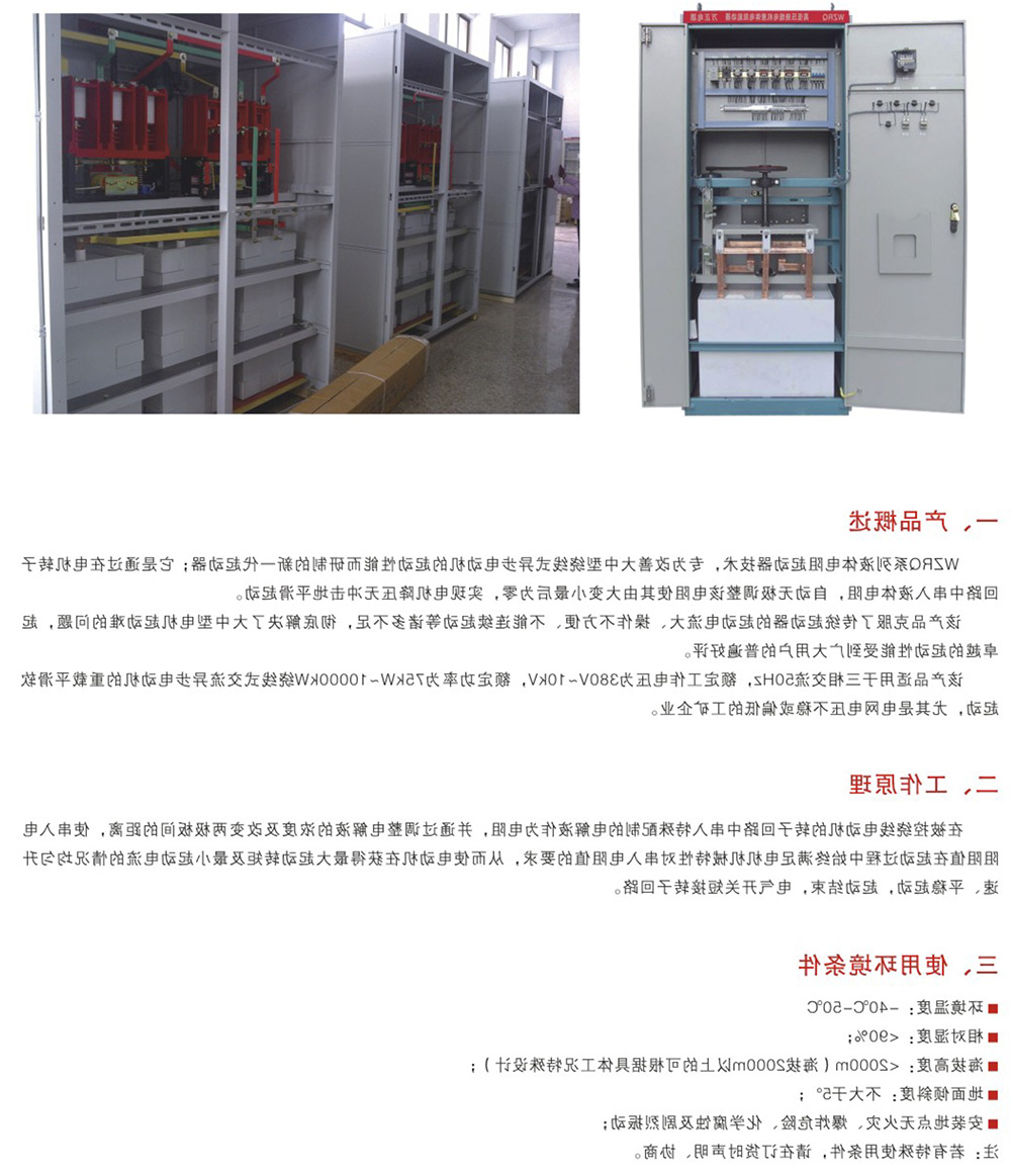 WZRQ系列高低压绕线电机液体电阻起动器